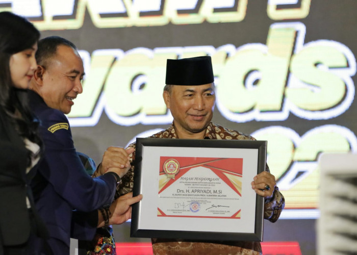 Pj Bupati Muba jadi Salah Satu Penerima Anugerahi Satyalancana AMKY untuk 57 Kepala Daerah