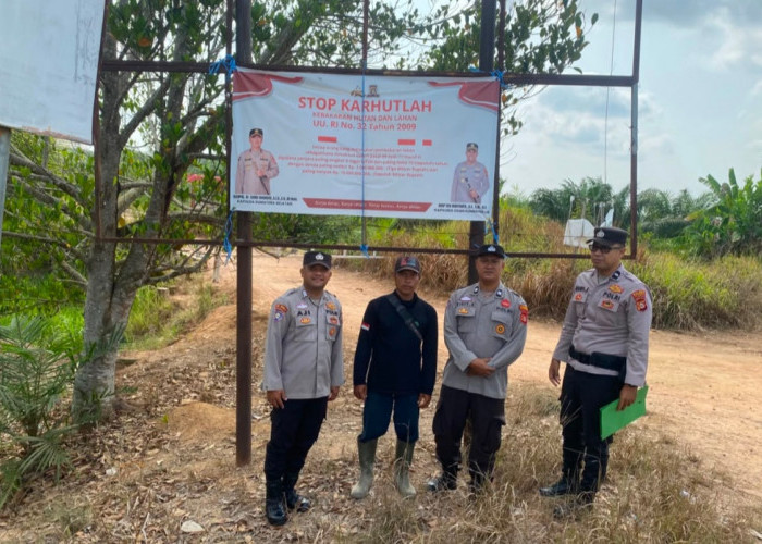 Sasar Perusahaan hingga Sekolah, Polres OKI Gencarkan Cegah Karhutla