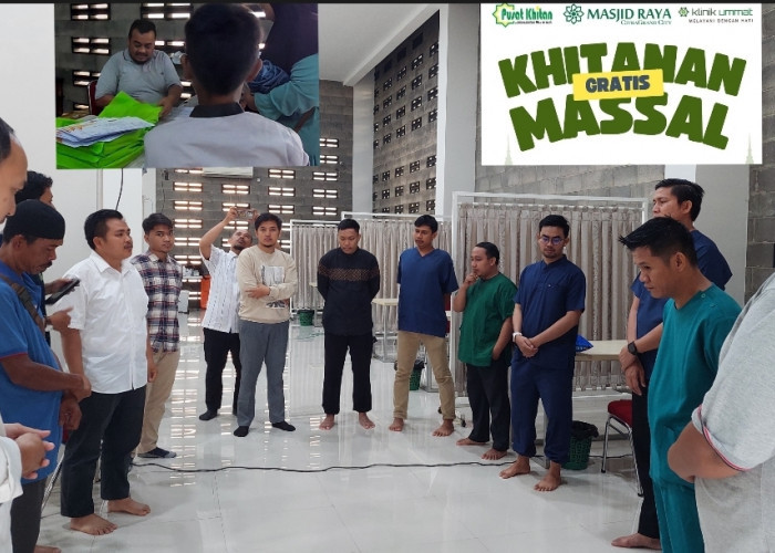 Gratis!, Khitanan Massal di Masjid Raya CitraGrand City Palembang