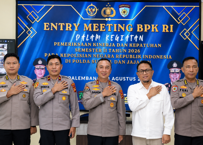 BPK RI Mulai Periksa Polda Sumsel, Kapolda Sandi Nugroho Tegaskan: Jangan Ada Data yang Ditutupi