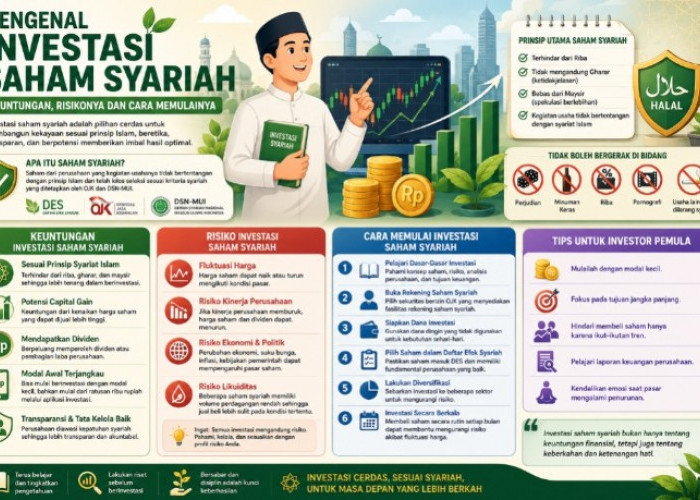 Yuk Kenali Apa Itu Investasi Saham Syariah: Keuntungan, Risiko, dan Cara Memulainya