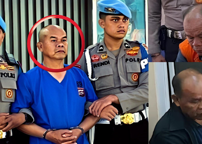 AKP Dadang Iskandar Kenakan Baju Tahanan Biru Plus Kepala Botak, Tampil Tegang Dihadirkan Saat Rilis Kasusnya