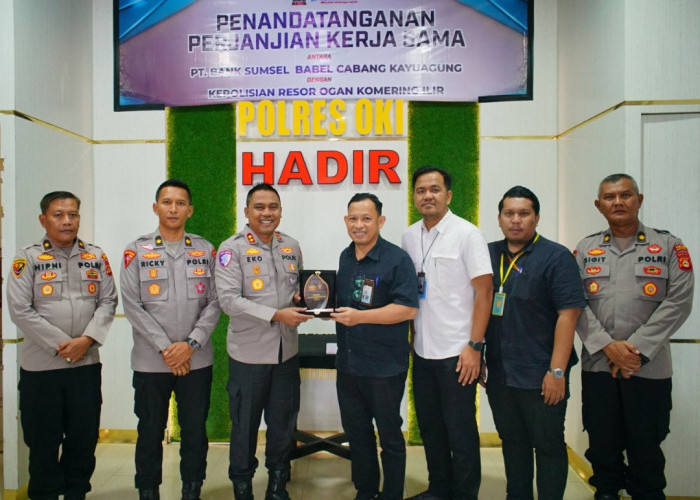 Polres OKI Siap Amankan Objek Vital, Kerjasama Bank Sumsel Babel 
