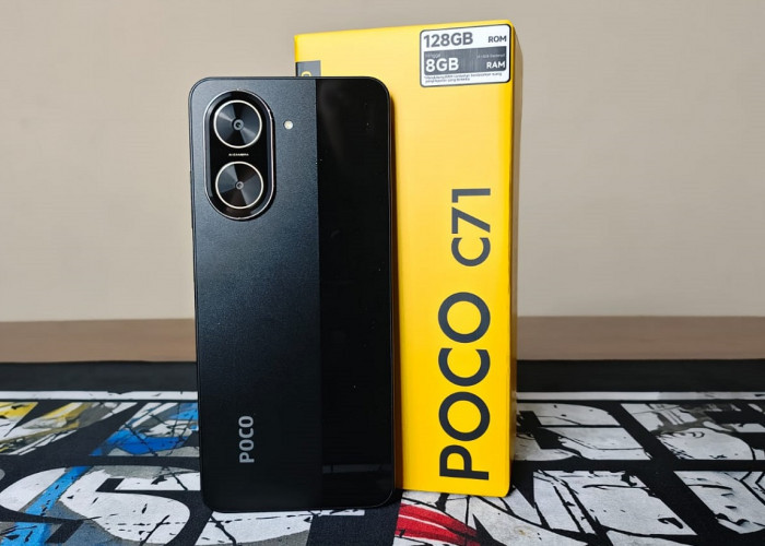 Review POCO C71, HP dengan Layar 6,4 Inci dan Bobot 193 Gram 