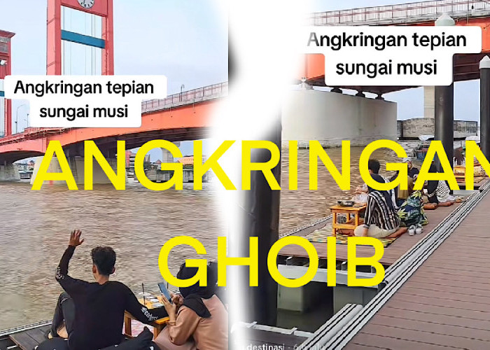 Angkringan Viral di Dermaga Sungai Musi 7 Ulu Palembang Ghoib, Banyak Pengunjung Yang Datang ke Lokasi Kecewa 