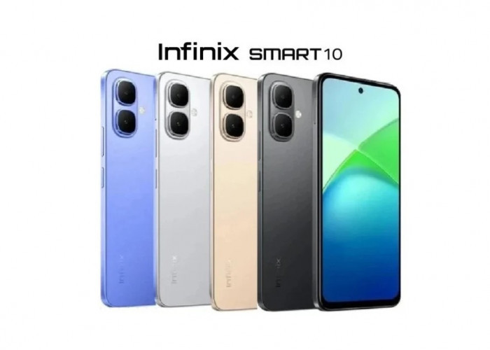 Infinix Smart 10 Terbaru, Hadir dengan Desain Stylish dan Baterai Besar