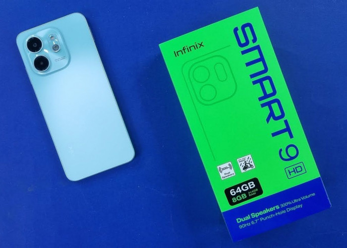 Infinix Smart 9 HD: Rekomendasi HP Satu Jutaan dengan Sertifikasi IP54 dan Fitur Extended RAM