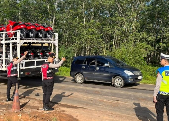 Arus Lalu Lintas Jalintim-Musi Landas Padat, Polda Sumsel Lakukan Penguraian