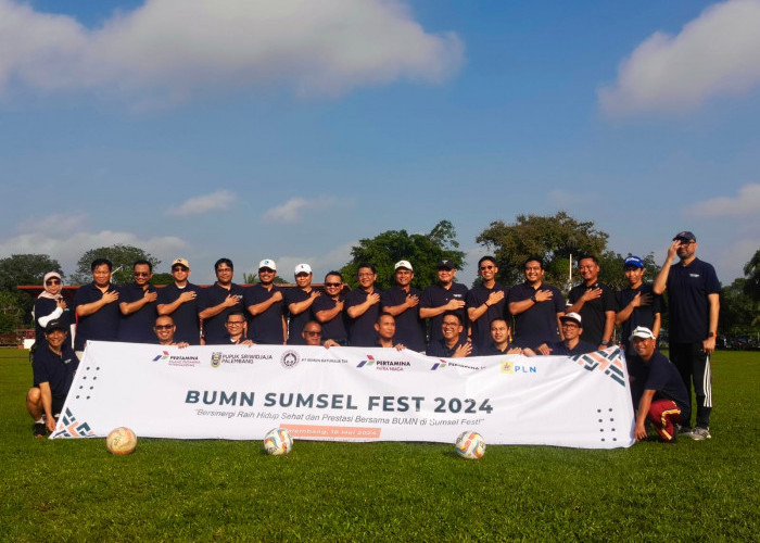Tingkatkan Sinergi Lewat Olahraga, BUMN se-Kota Palembang Gelar BUMN Sumsel Fest 2024