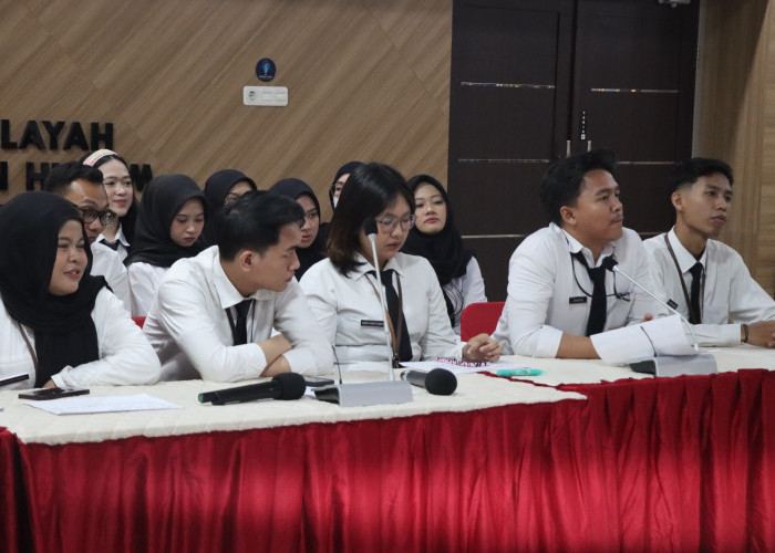Evaluasi Kinerja Pemagang, Kemenkum Sumsel Gelar Sharing Knowledge bagi 41 Peserta Magang Kemnaker