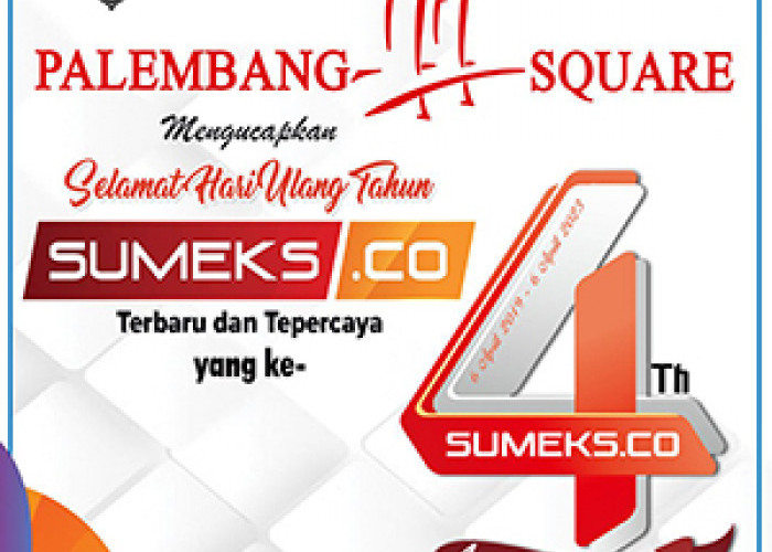 PS Mall dan Palembang Icon Mengucapkan Selamat Ulang Tahun Sumeks.co ke 4 Tahun