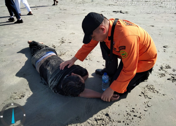 Tim SAR Gabungan Perluas Area Pencarian 2 Korban Wong Palembang yang Tenggelam di Pantai Panjang Bengkulu 