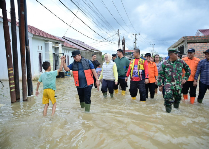 Ribuan Rumah di Kecamatan Talang Kelapa dan Air Kumbang Banyuasin Paling Parah Terendam banjir