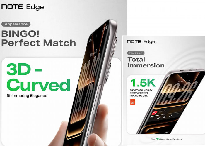 Bodi Tipis Tapi Baterai Infinix Note Edge 5G Badak, Bisa Bertahan 26 Jam Bahkan 22 Jam Untuk Play Video