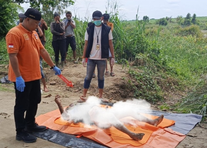 Penemuan Mayat di Rawa Lebak Kebun Tebu Milik PTPN 7 Cinta Manis Ogan Ilir, Polisi Ungkap Identitasnya