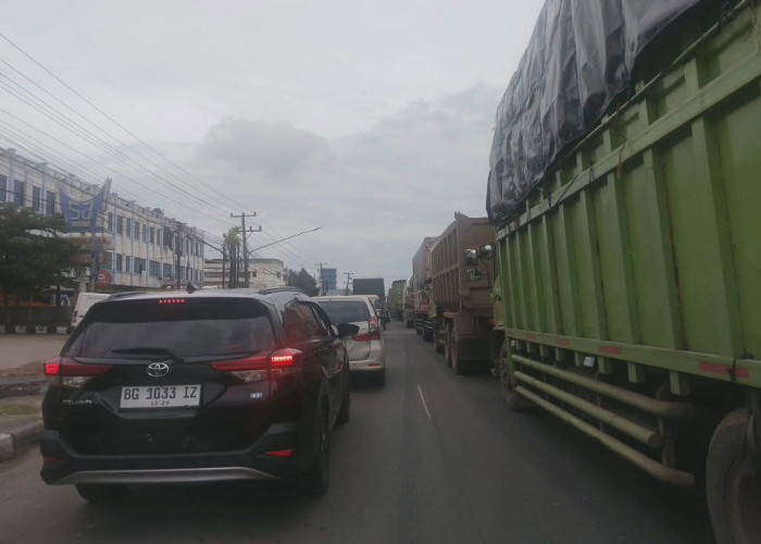Ini Titik Macet Baru di Jalintim Palembang-Betung 