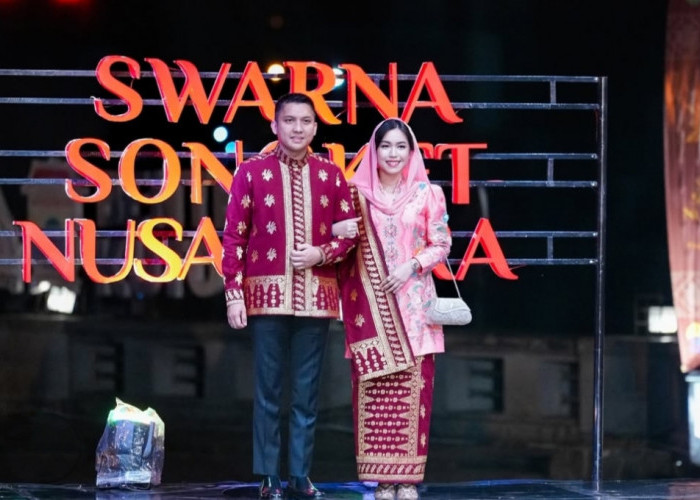 Bupati Ogan Ilir & Istri Tampilkan Songket Motif Padi Pegagan di Hadapan Istri Wapres Selvi Gibran Rakabuming