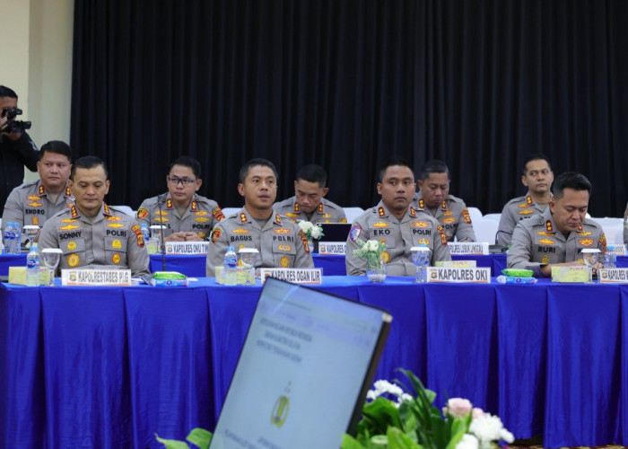 Kapolres OKI Hadiri Taklimat Awal Audit Itwasda, Kapolda Sumsel Tekankan Anev dan Kinerja