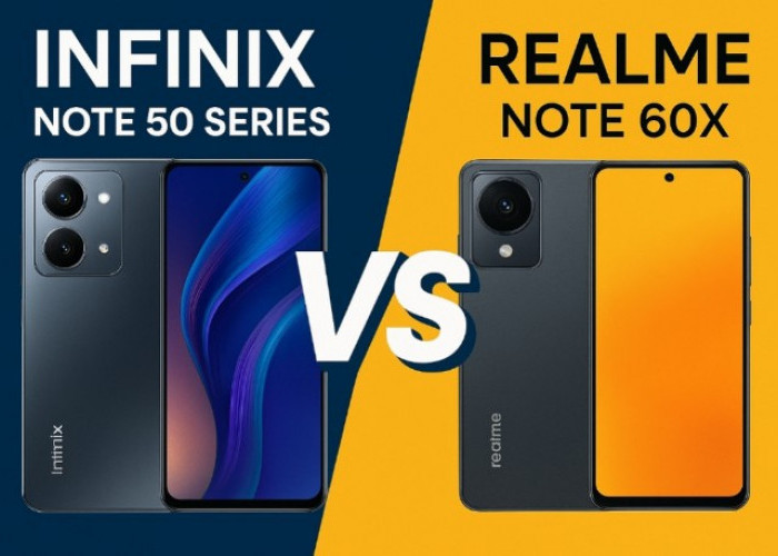 Duel Sengit Infinix Note 50 Series vs Realme Note 60x: Si Elegan Futuristik Lawan Si Tangguh Hemat Daya