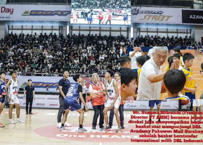 President Director PT AHM dan Rombongan Saksikan Langsung Atmosfir Honda DBL dari Dekat, Begini Kesannya 