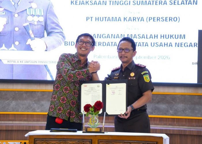 Hutama Karya-Kejati Sumsel Sepakat Bersinergi Demi Perkuat Kepastian Hukum dan Tata Kelola