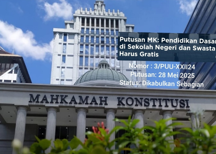 TOK TOK TOK Putusan MK: Pendidikan Gratis 9 Tahun Berlaku Juga untuk Sekolah Swasta