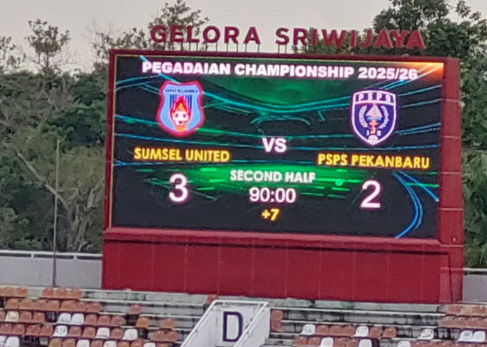 Kartu Merah Tak Hentikan Sumsel United, Comeback Dramatis Hancurkan PSPS Riau