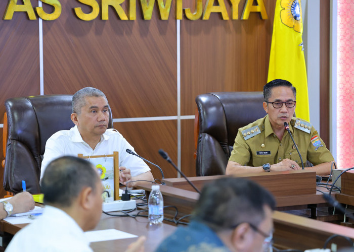 Wali Kota Palembang Audiensi Bersama Rektor UNSRI di Indralaya, Tawarkan Program untuk Kolaborasi