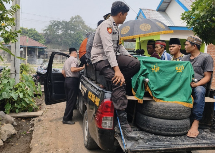 LAGI, Si Baja Polsek Muara Pinang Bantu Warga Berduka, Polisi Antar Jenazah Tanpa Biaya