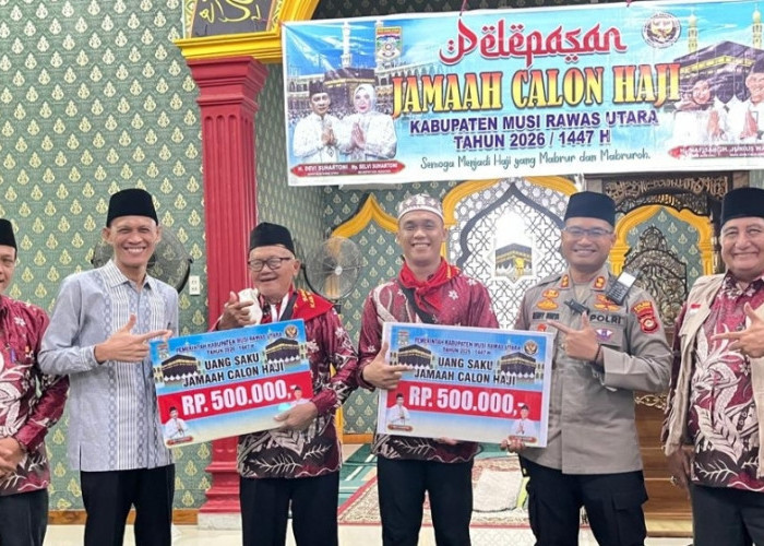 47 Jemaah Haji Muratara Diberangkatkan, Polisi Lakukan Pengamanan Ketat Sampai Embarkasi