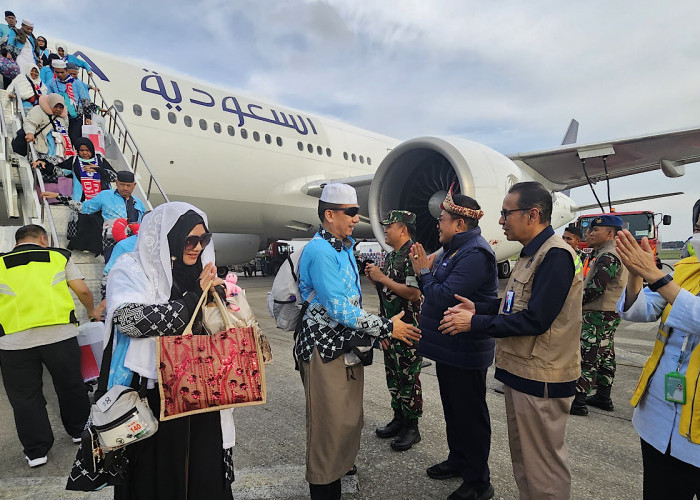 Bandara Internasional Sultan Mahmud Badaruddin II Palembang Menyambut Akhir Debarkasi Haji Tahun 1447 H/2026 H