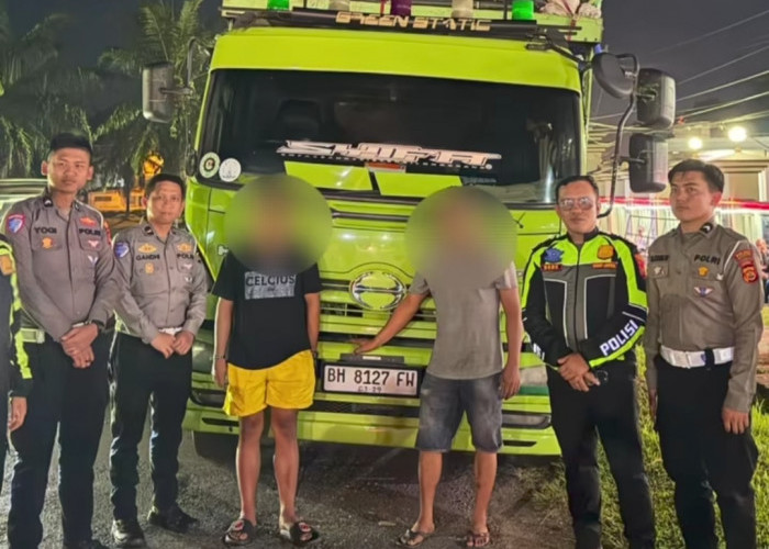 Satlantas Polres Ogan Ilir Berhasil Temukan Mobil dan Sopir Truk Fuso yang Terlibat Lakalantas di Tol Palindra