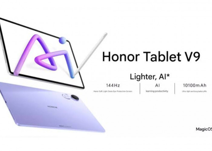 Tablet Honor Pad V9 Disupport Layar Canggih dengan Panel Oled Tandem PaperMatte Lebih Tajam dan Responsif 