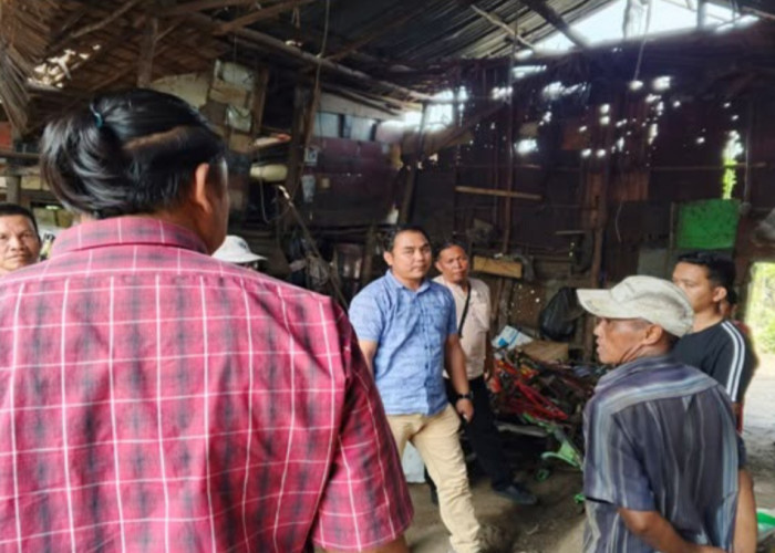 Lapak Pembelian Besi di Teluk Gelam OKI Dikunjungi Unit IV Kamneg Sat Intelkam