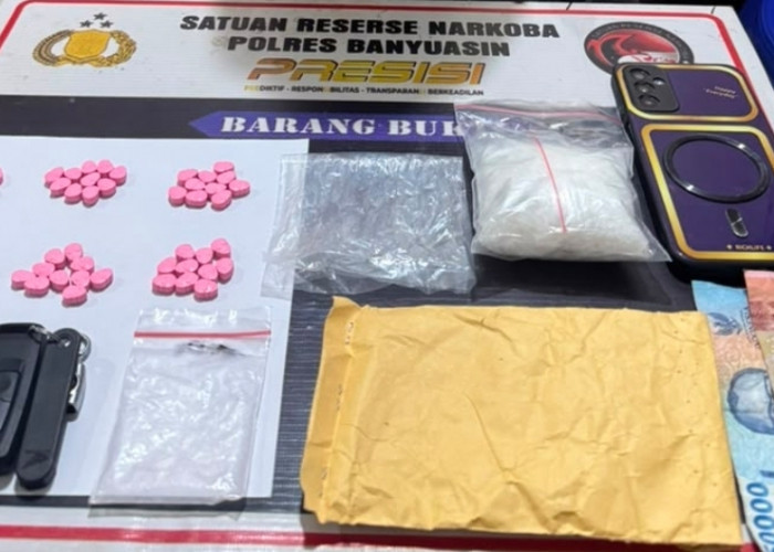 Pria 27 Tahun Dibekuk di Jalan Palembang-Betung, Polisi Temukan 101 Gram Sabu dan 70 Ekstasi