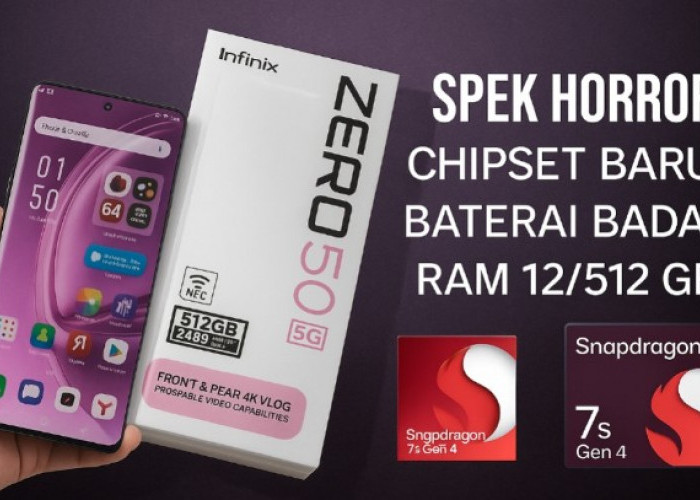 Infinix Zero 50 5G Makin Gahar Bakal Usung Snapdragon 7s Gen 4, Siap Bikin Kompetitor Ketar-Ketir