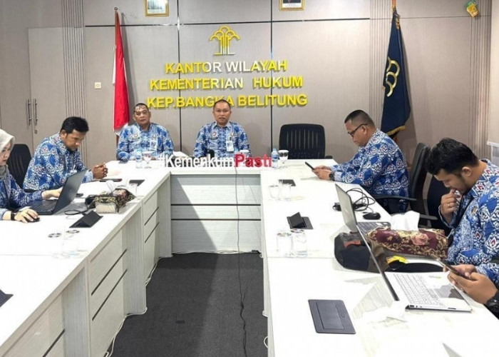 Kanwil Kemenkum Babel Bentuk Tim Percepatan Pelaporan Posbankum