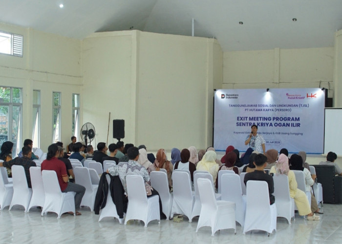 4 Tahun Pendampingan, Hutama Karya Serahkan Sentra Kriya Ogan Ilir ke Perajin dan Pemkab OI