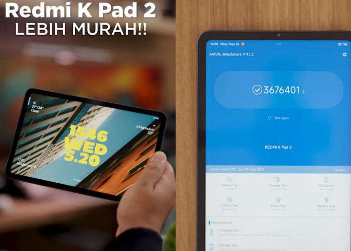 Redmi K Pad 2 Flagship Killernya Tablet Mini, Diotaki Dimensity 9500 Skor Antutu Tembus 3,6 Juta