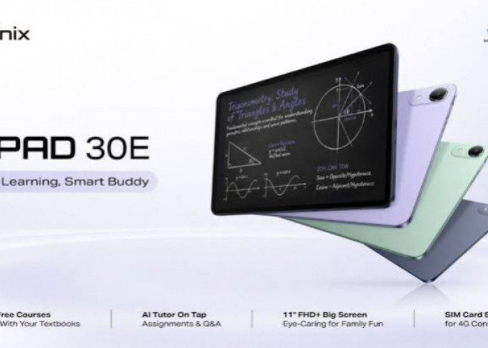 Infinix XPad 30E Pilihan Tablet 11 Inci dengan Tampilan Layar Luas Ditenagai Chipset Helio G80