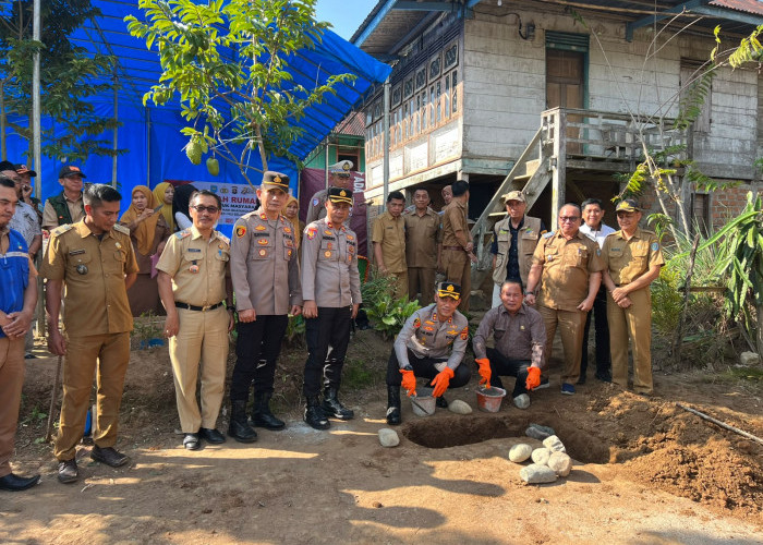 Warga Terharu, Polda Sumsel Bangun 11 Rumah Korban Longsor dan Banjir di OKU Selatan
