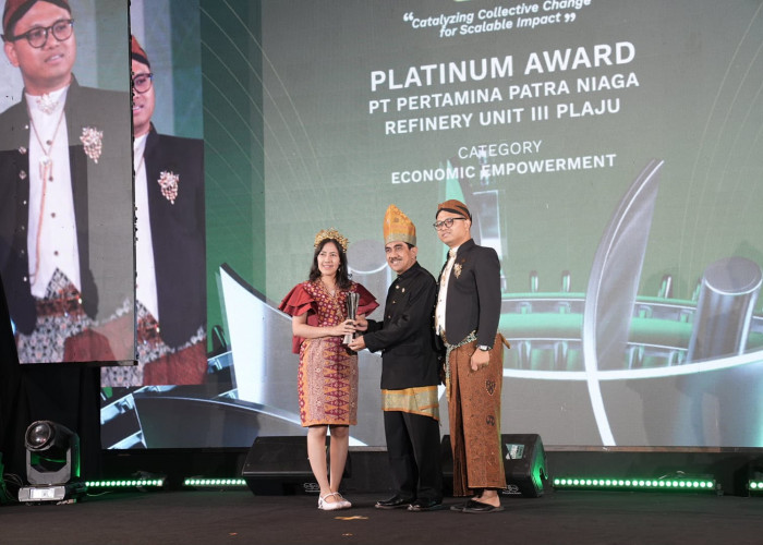 Adaptasi Perubahan Iklim Berbuah Prestasi, Program Mina Padi Kilang Plaju Raih Platinum ISRA 2026