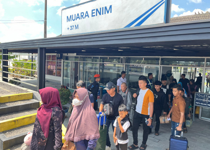 Stasiun Muara Enim Catat Tren Positif, Minat Naik Kereta Api Terus Meningkat pada Semester I 2026