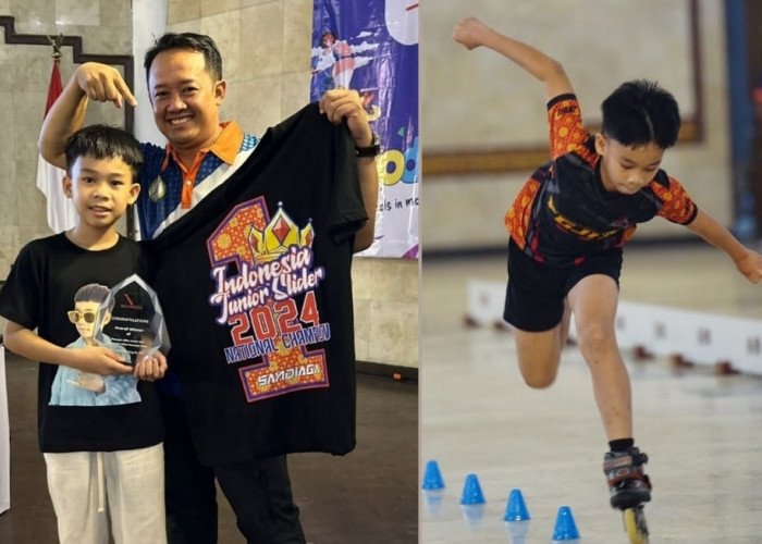 Roller Champion Cilik, Sandiaga Sulaiman Harith Harumkan Nama Sumsel di Kancah Nasional