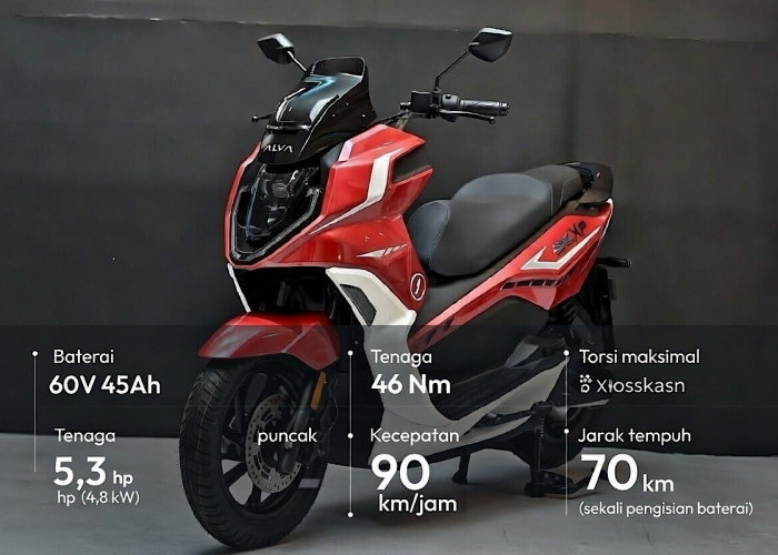 Dashboard Digital Alva One XP Bukan Gimmick, Kamu Bisa Jaga Kondisi Motor Listrikmu Via Handphone