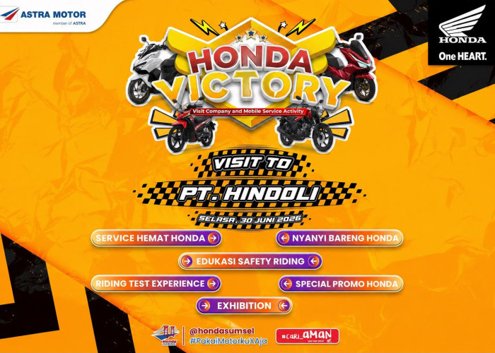 Honda Victory Hadir di PT Hindoli Sungai Lilin, Bawa Beragam Aktivitas dan Promo Menarik Bersama Astra Motor