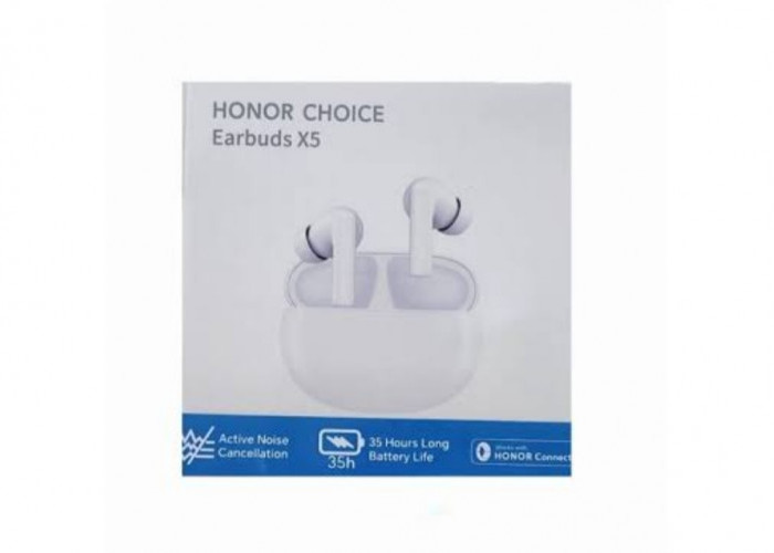 Honor Choice Earbuds X5: Earbud Nirkabel dengan ANC dan Daya Tahan Baterai Andal 