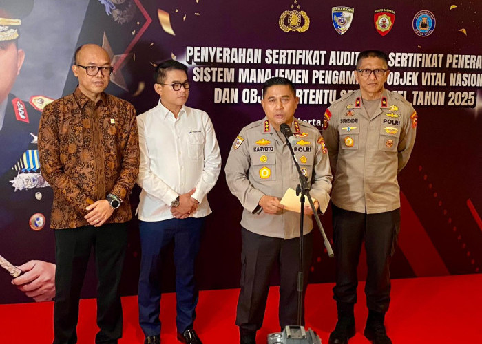 Komitmen Polri Jaga Keamanan Nasional, Sertifikat Audit Obvitnas Diserahkan Tahun 2025