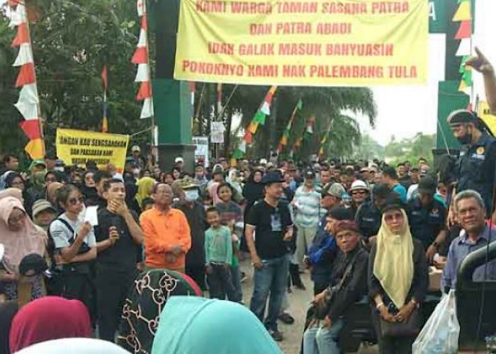 Bom Waktu Konflik Tapal Batas, Tolak Masuk Banyuasin, 3.000 Warga Palembang Ancam Golput