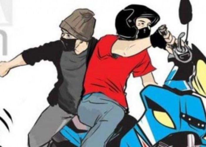 Aksi Jambret di Palembang Kembali Viral, 2 Pelaku Terekam Kamera Amatir Beraksi Bawa Sajam